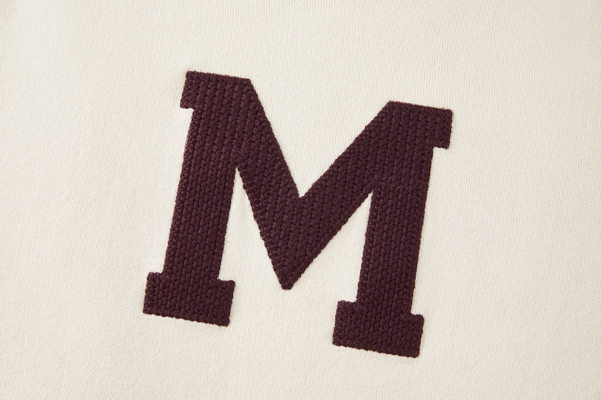 Moncler Monogram Cotton Blend Jumper "White Ivory"