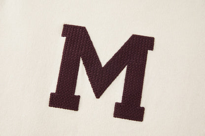 Moncler Monogram Cotton Blend Jumper "White Ivory"
