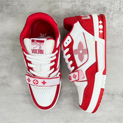 Louis Vuitton Trainers "Red-White Denim"