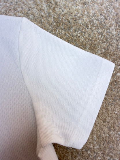 Burberry EKD Sketch Cotton Polo T-Shirt "White"