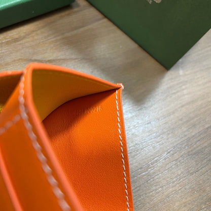 Goyard Saint-Pierre Card Wallet "Orange"