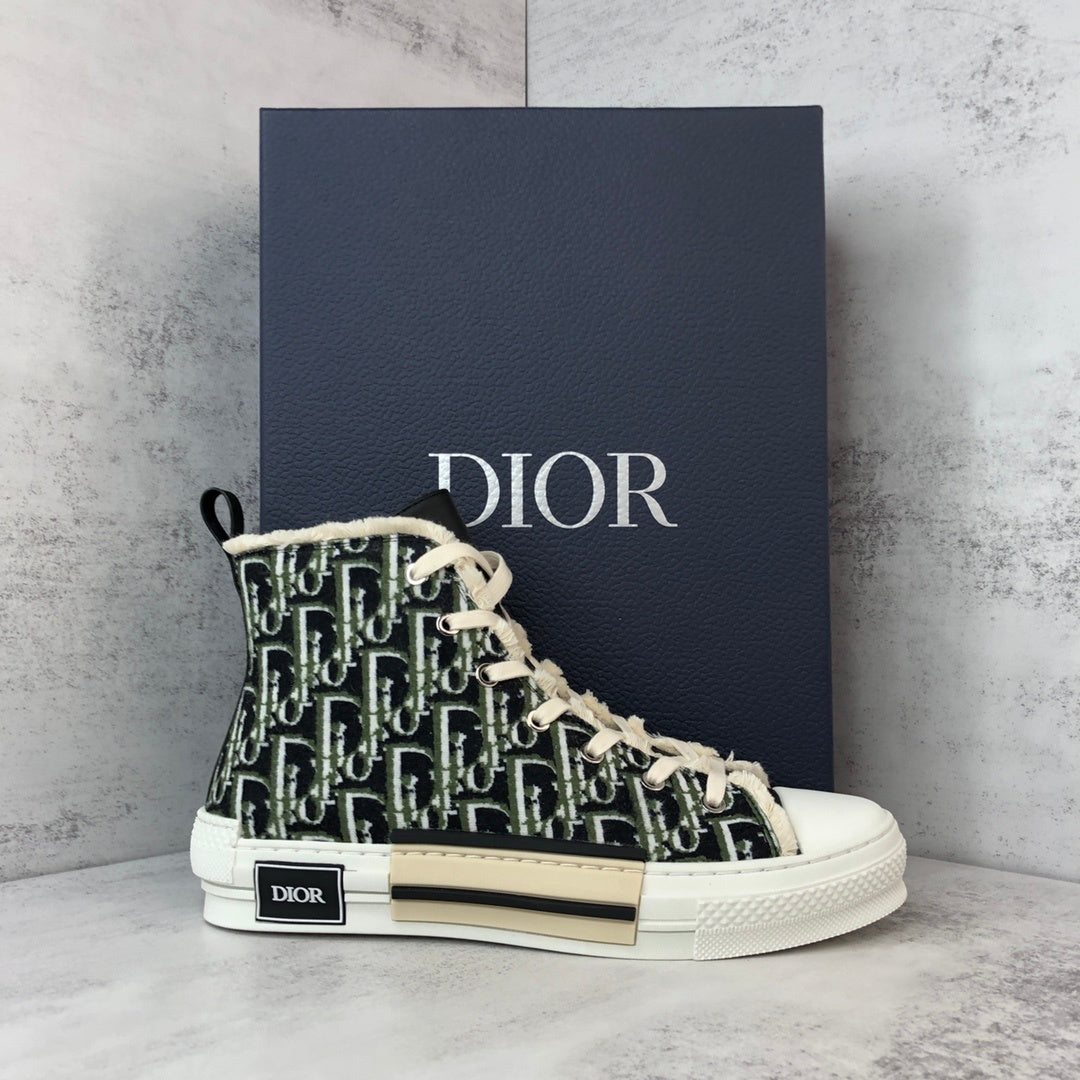 Dior B23 High-Top "Black-Green-White"