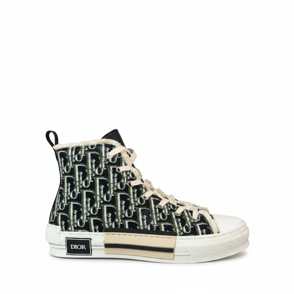 Dior B23 High-Top "Black-Green-White"