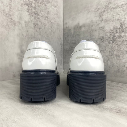 Hermes Leather Loafers "White"