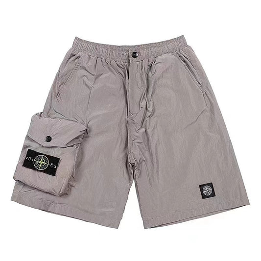 Stone Island Nylon Cargo Shorts "Grey"