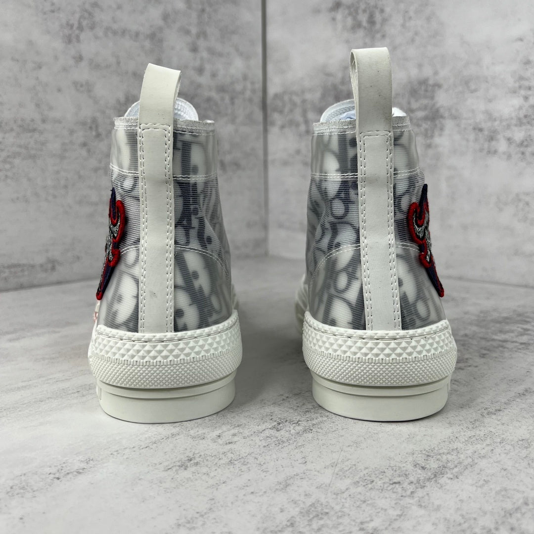 Dior B23 High "White Ox Head Embroidery"