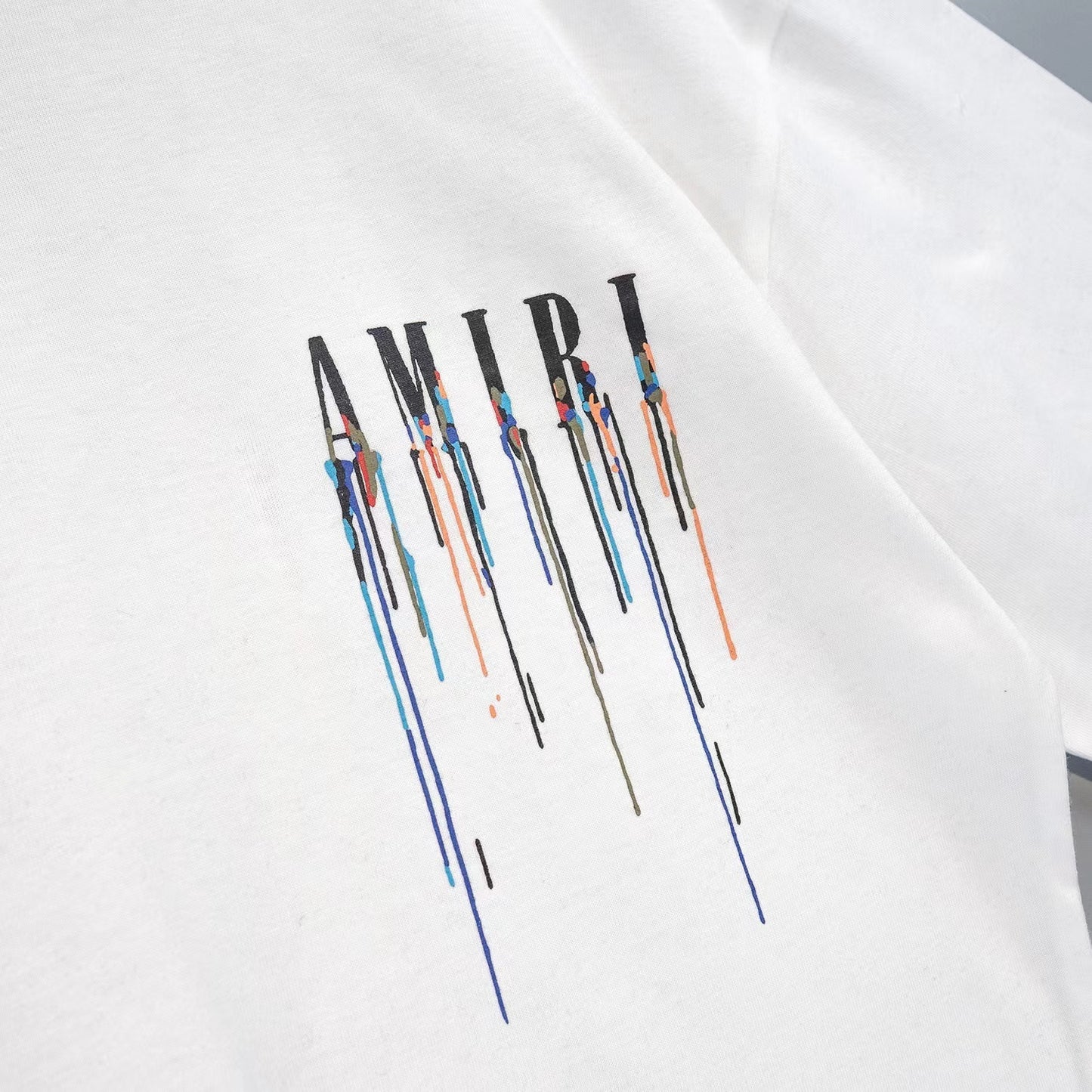 Amiri Paint Drip Core Logo T-Shirt "White"