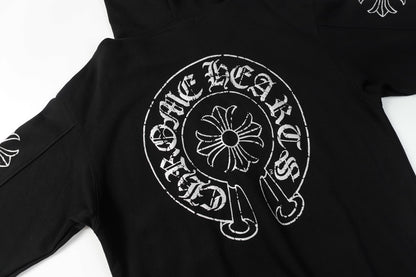Chrome Hearts Hoodie "Black-White"