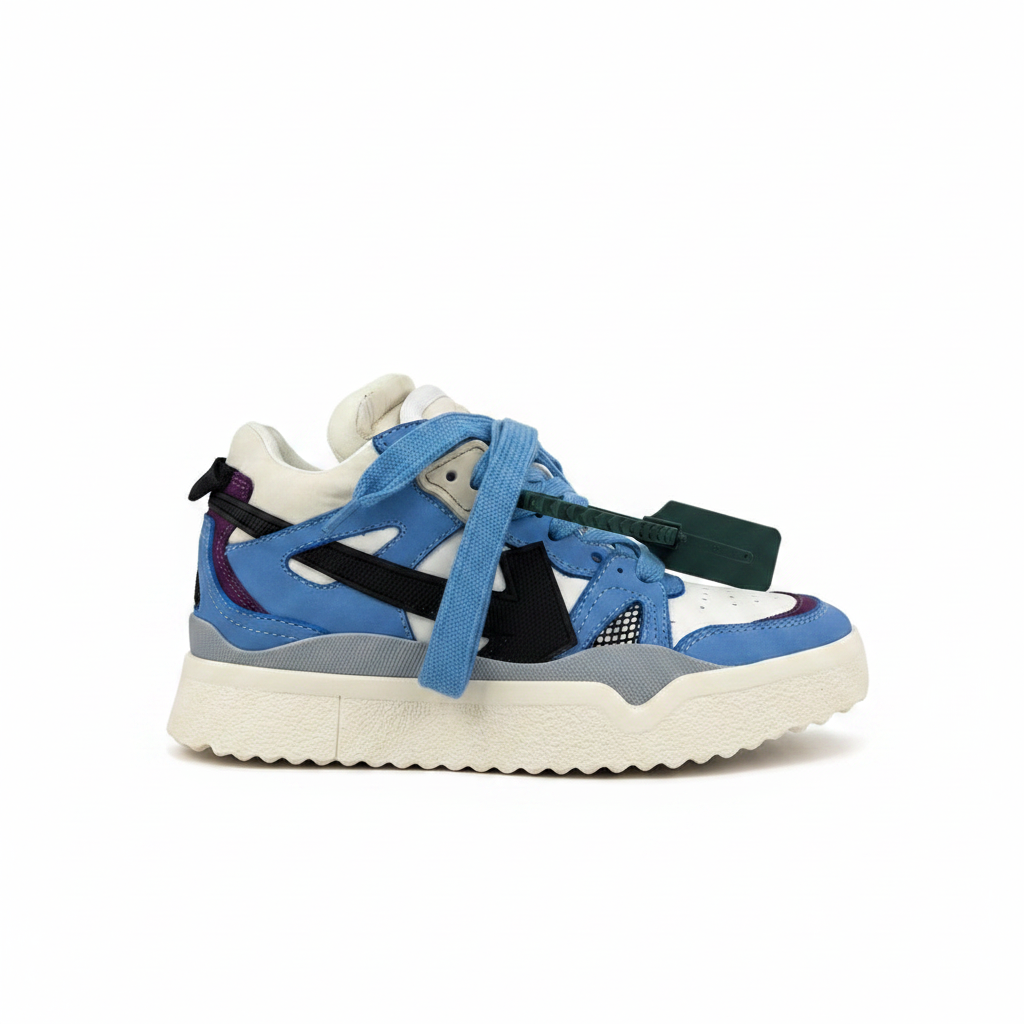 Off-White Sponge Mid "Blue-White"