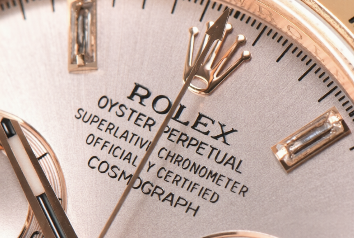Rolex Daytona Rose Gold 40mm Moissanite Dial