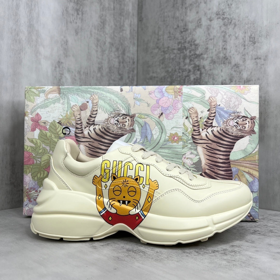 Gucci Rhyton "Beige Cat Print"