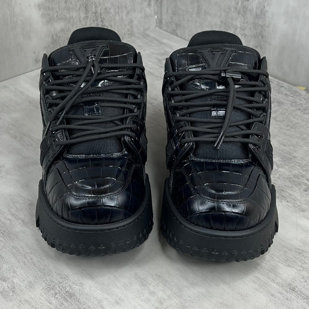 Louis Vuitton Maxi "Black Crocodile Pattern"