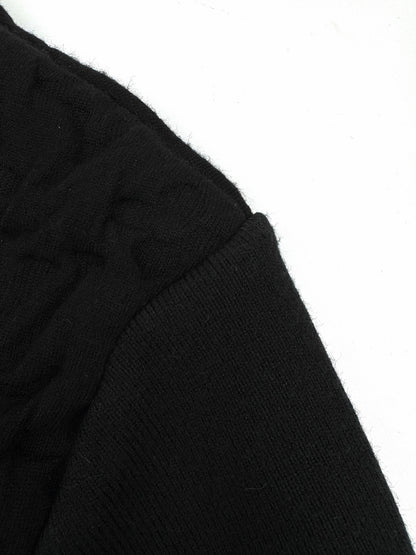 Louis Vuitton Monogram Padded Wool Blend Bomber "Black"