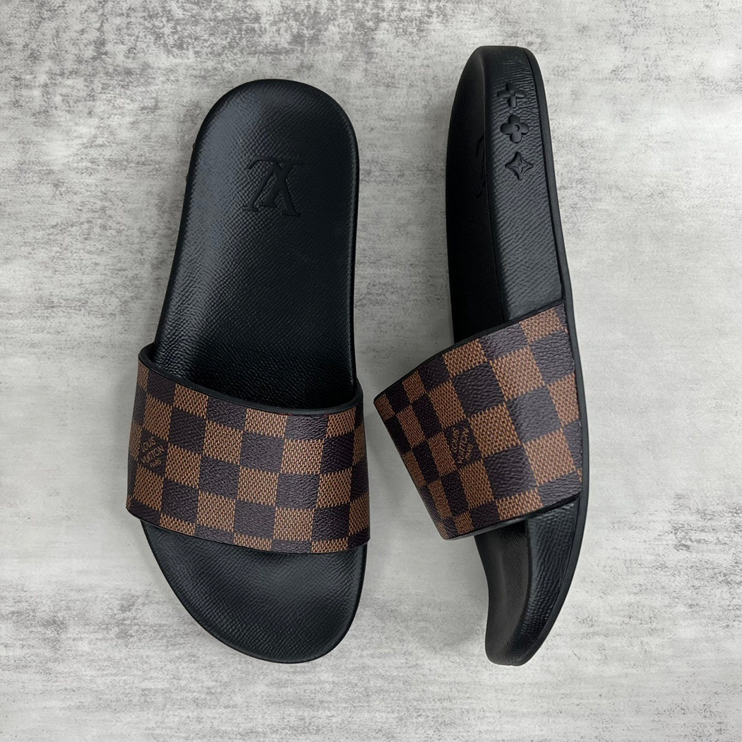Louis Vuitton Slides "Black-Brown"