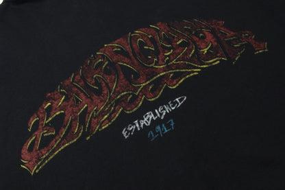 Balenciaga Zip-Up Hoodie "Black-Red"