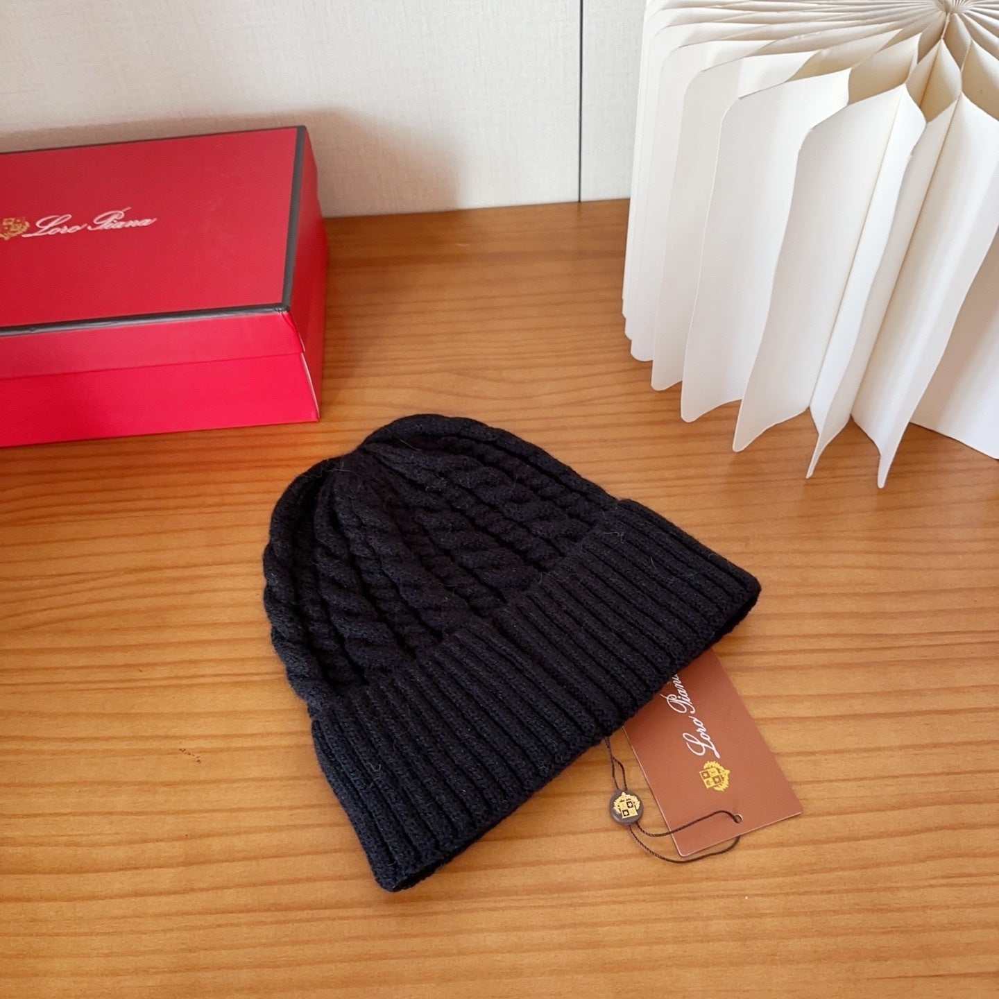 Loro Piana Wool Beanie "Black"