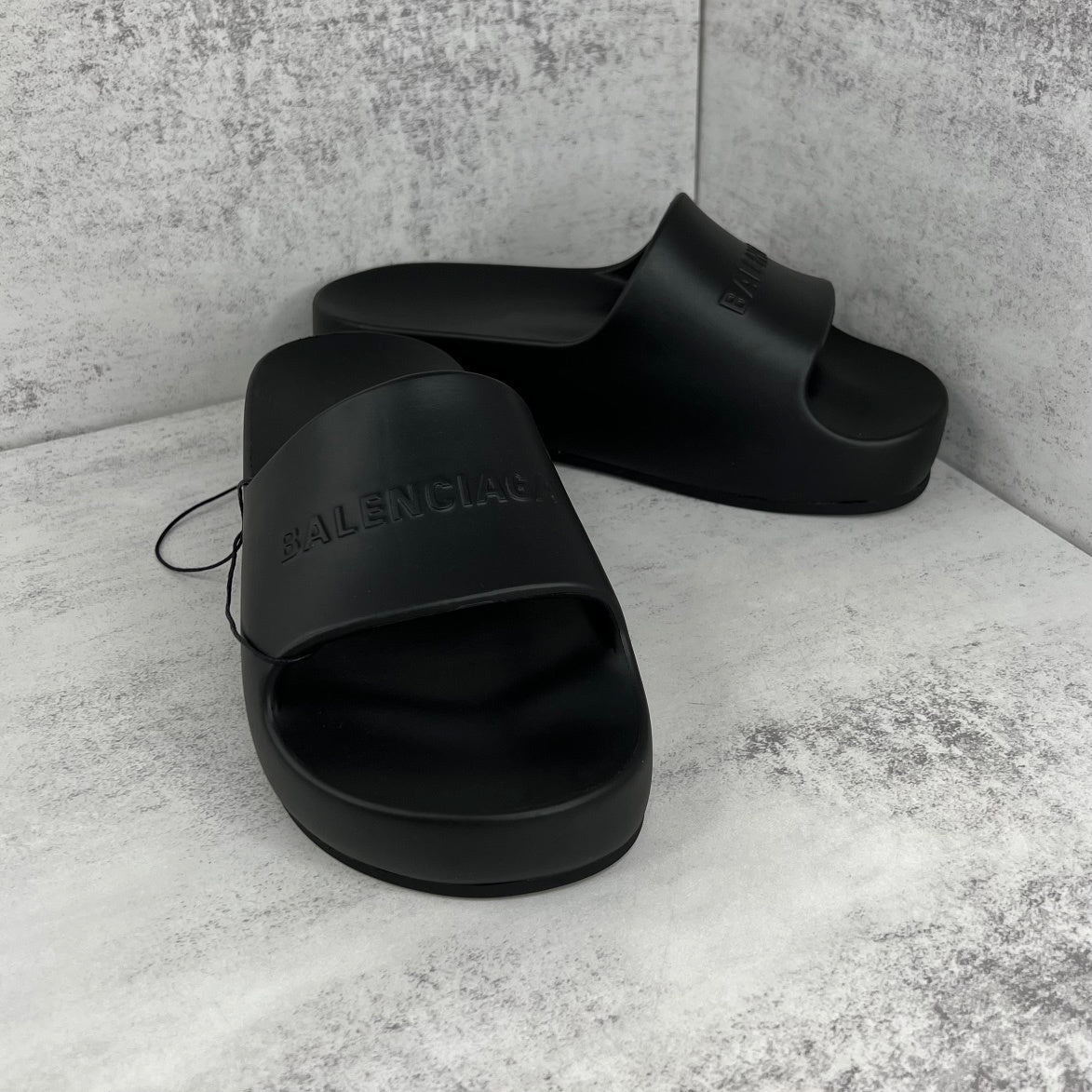 Balenciaga Chunky Slides "Black"