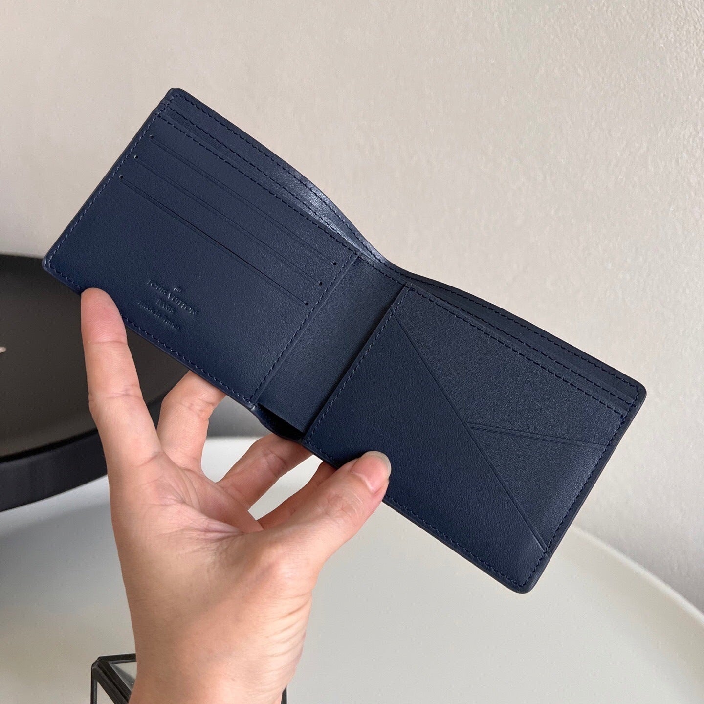 Louis Vuitton Multiple Wallet "Shadow Leather"