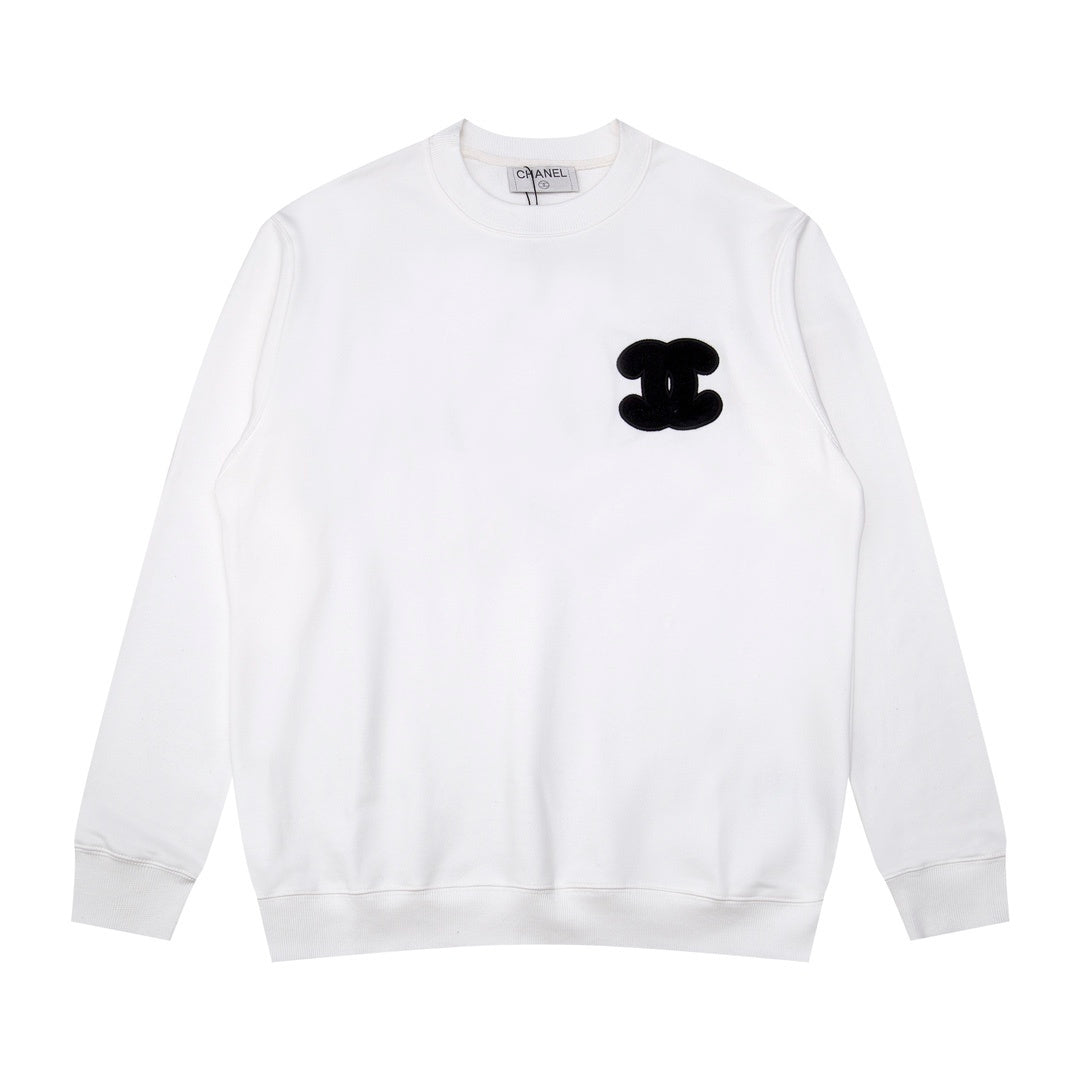 Chanel Sweatshirt "White-Black"