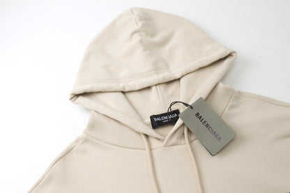 Balenciaga Hoodie "Beige-Blue"