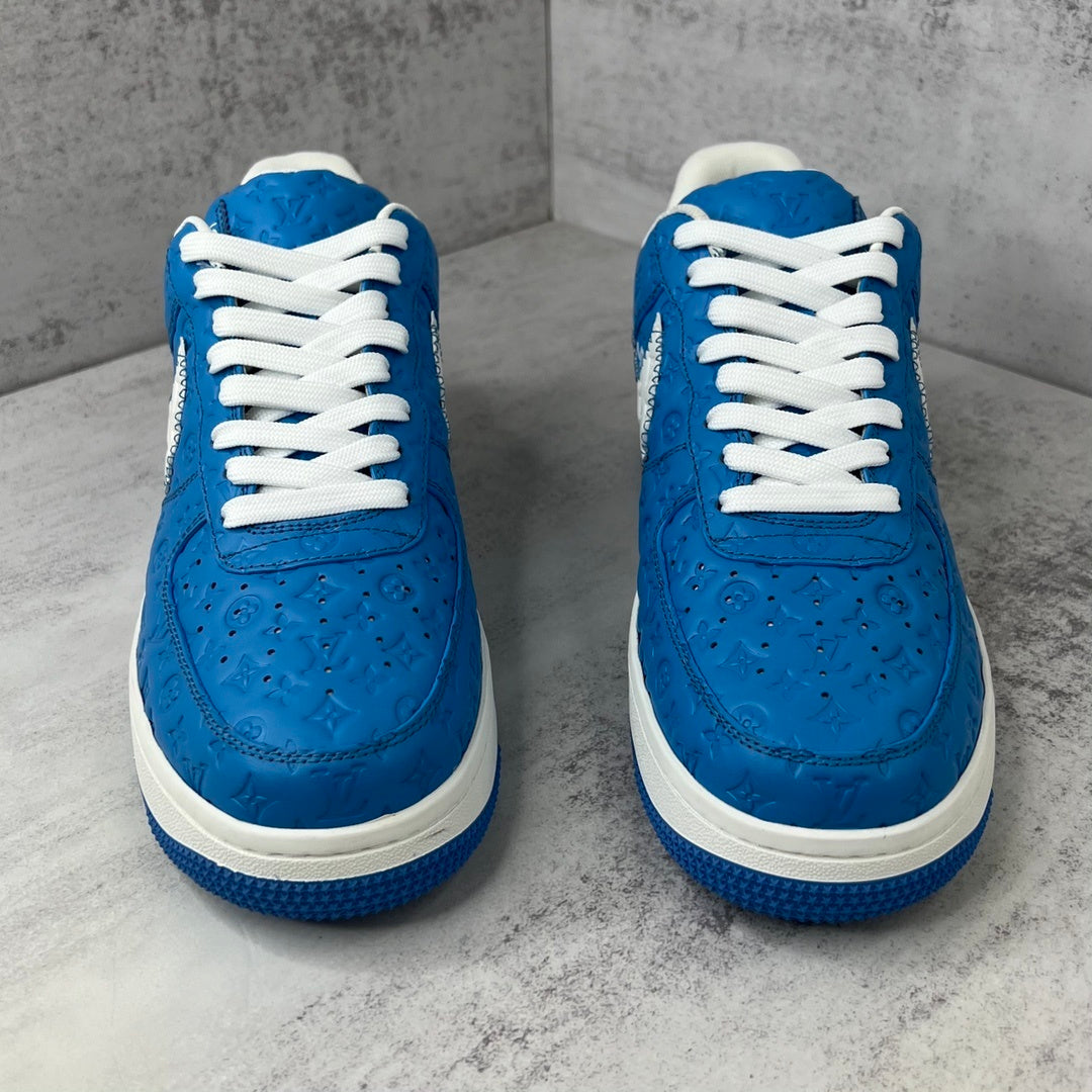 Louis Vuitton x Nike Air Force 1 "University Blue"