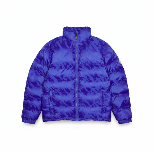 Trapstar Irongate Jacquard Down Jacket "Blue"