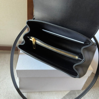 Celine Small 16 Bag in Natural Calfskin "Black"