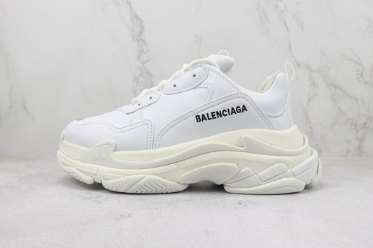 Balenciaga Triple S "White-Black Logo"