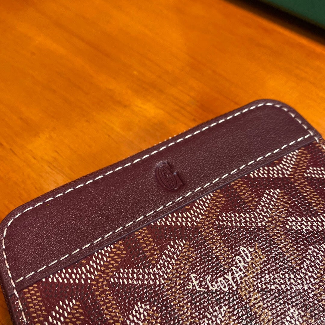 Goyard Matignon PM Wallet "Burgundy"