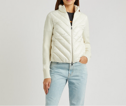 Moncler Hybrid Down Top "White"
