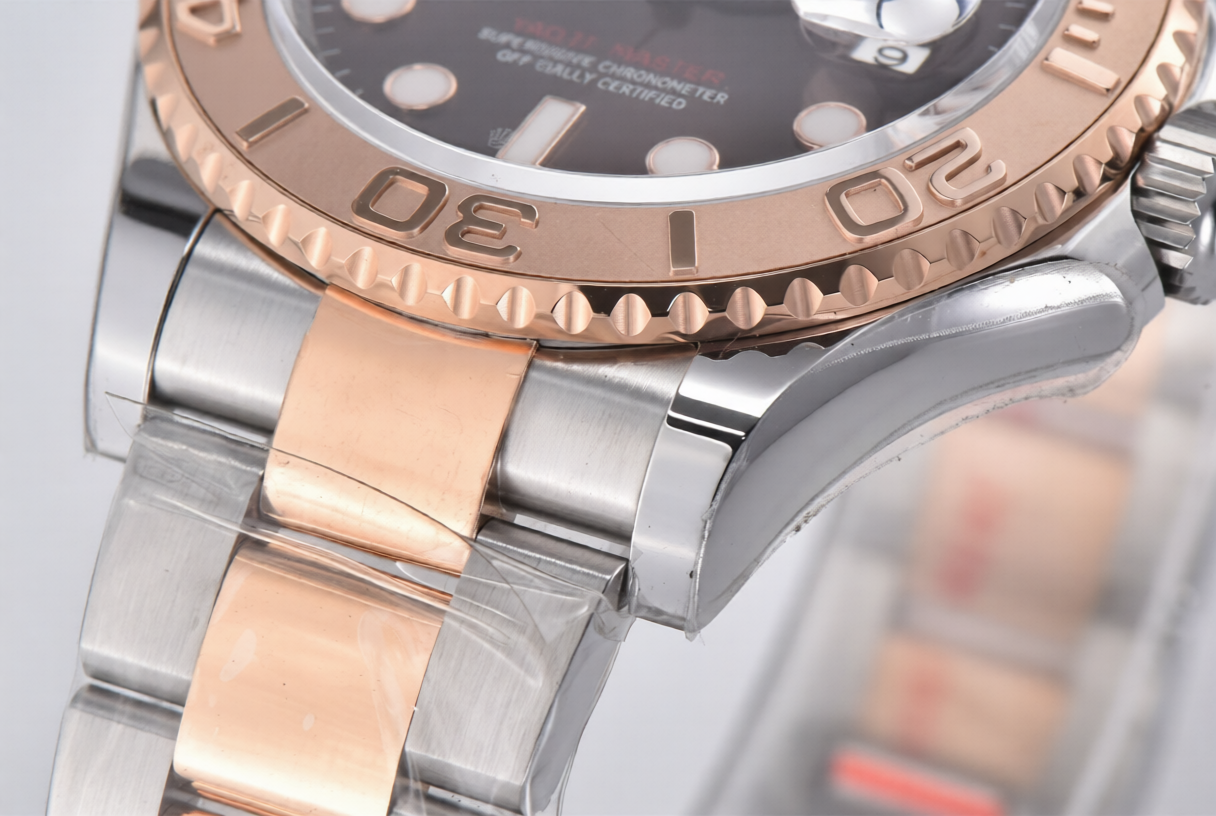 Rolex Yacht-Master 40mm SS/RG Bracelet Brown Dial
