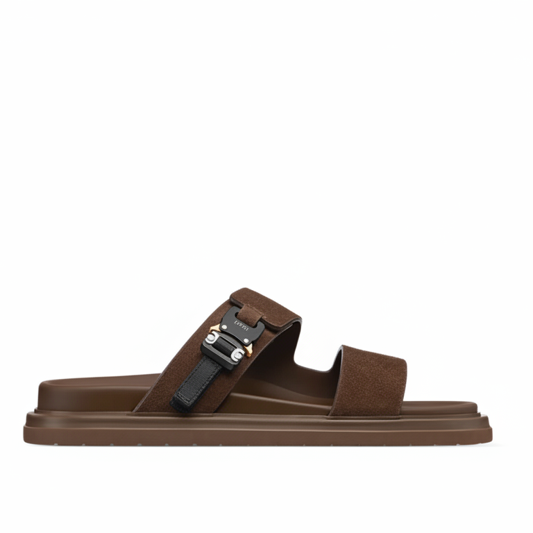 Dior Aqua Sandals "Brown Suede"