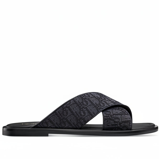 Dior Alias Sandal "Black Dior Oblique Jacquard"
