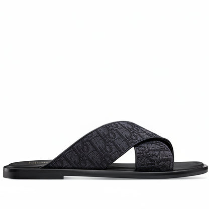 Dior Alias Sandal "Black Dior Oblique Jacquard"