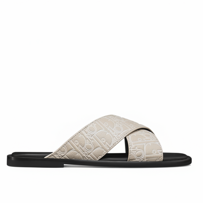 Dior Alias Sandal "Beige Gravity Outline Leather"
