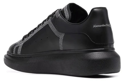 Alexander McQueen Oversized "Embroidered-Black-Silver"