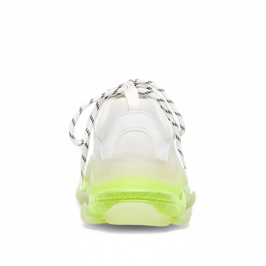 Balenciaga Triple S "Clear Sole White Fluo Yellow"