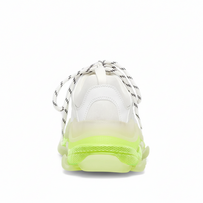 Balenciaga Triple S "Clear Sole White Fluo Yellow"