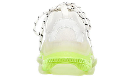 Balenciaga Triple S "Clear Sole White Fluo Yellow"