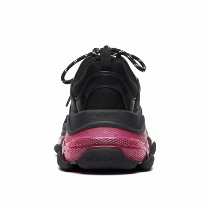 Balenciaga Triple S "Transparent Sole Neon Pink"