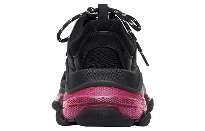 Balenciaga Triple S "Transparent Sole Neon Pink"