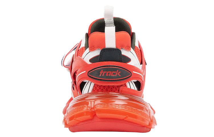 Balenciaga Track "Clear Sole Red"