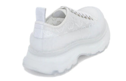 Alexander McQueen Tread Slick Low "White Transparent"