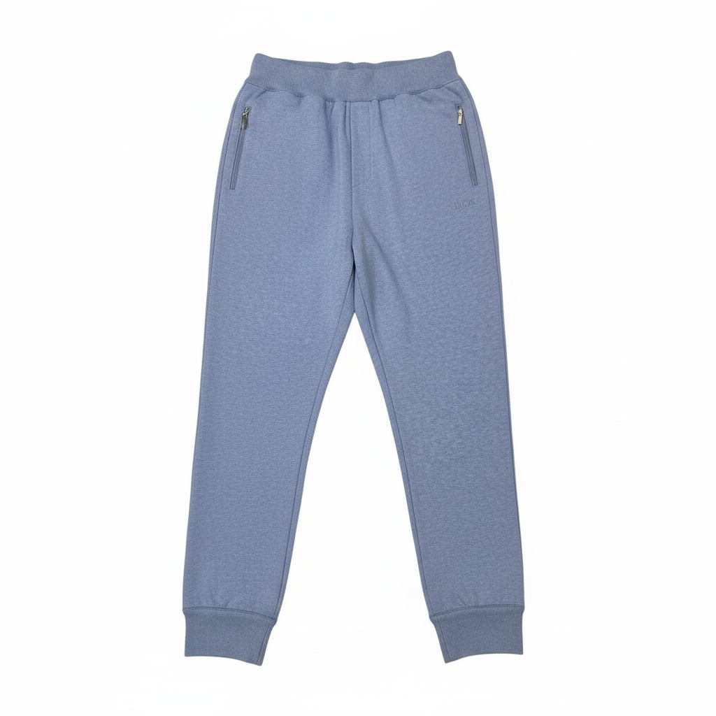Dior Track Pants "Gray Cotton and Cashmere Knit"