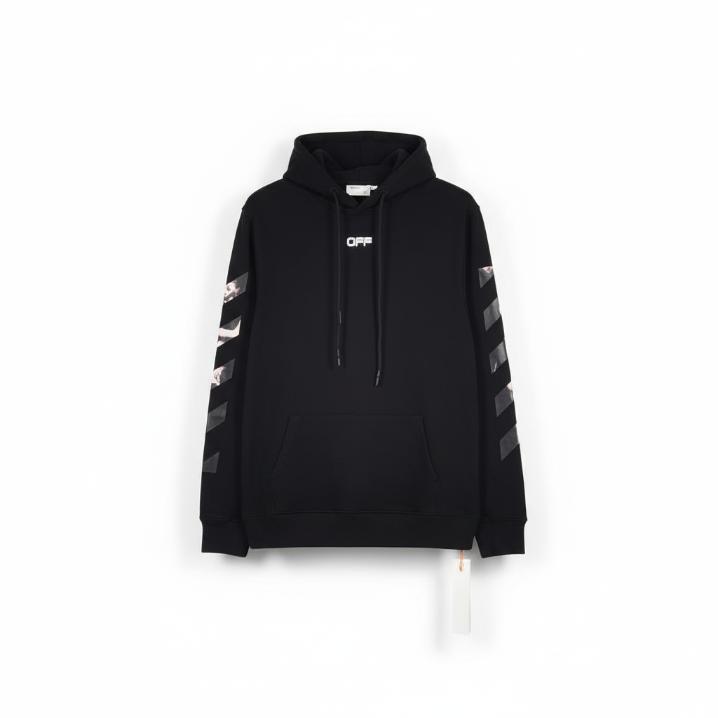 Off-White Caravaggio Arrows Hoodie "Black-Multicolour"