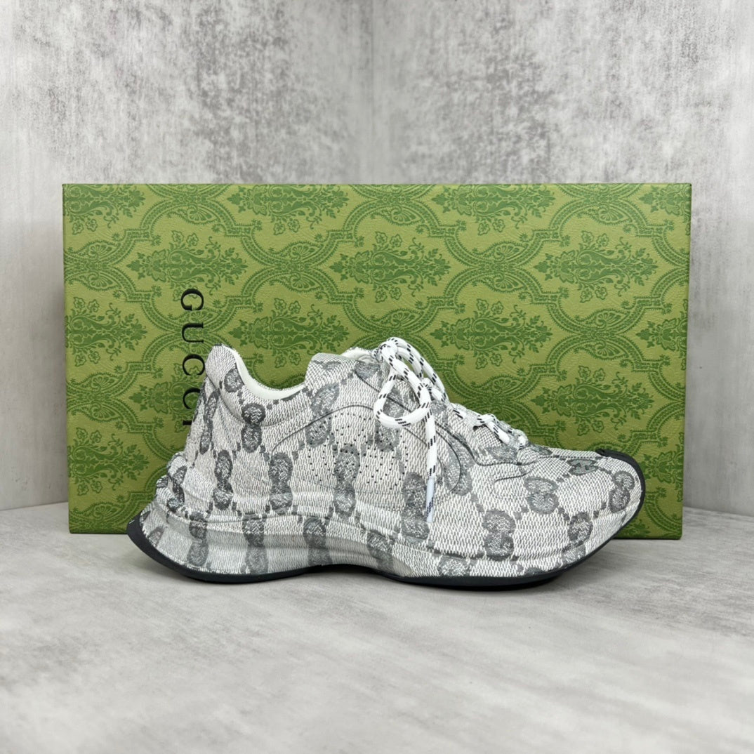 Gucci Run "Grey-Black Monogram"
