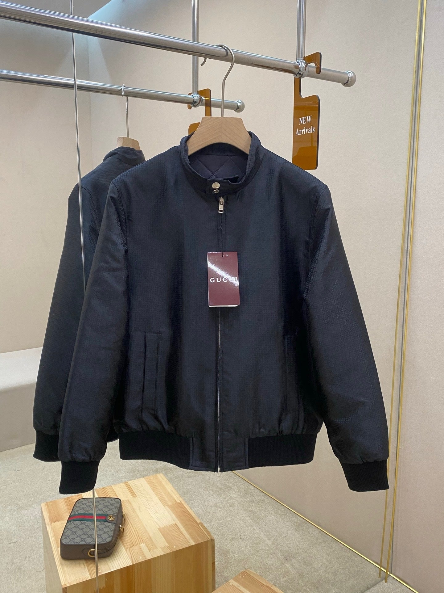 Gucci GG Ripstop Zip Jacket "Black"