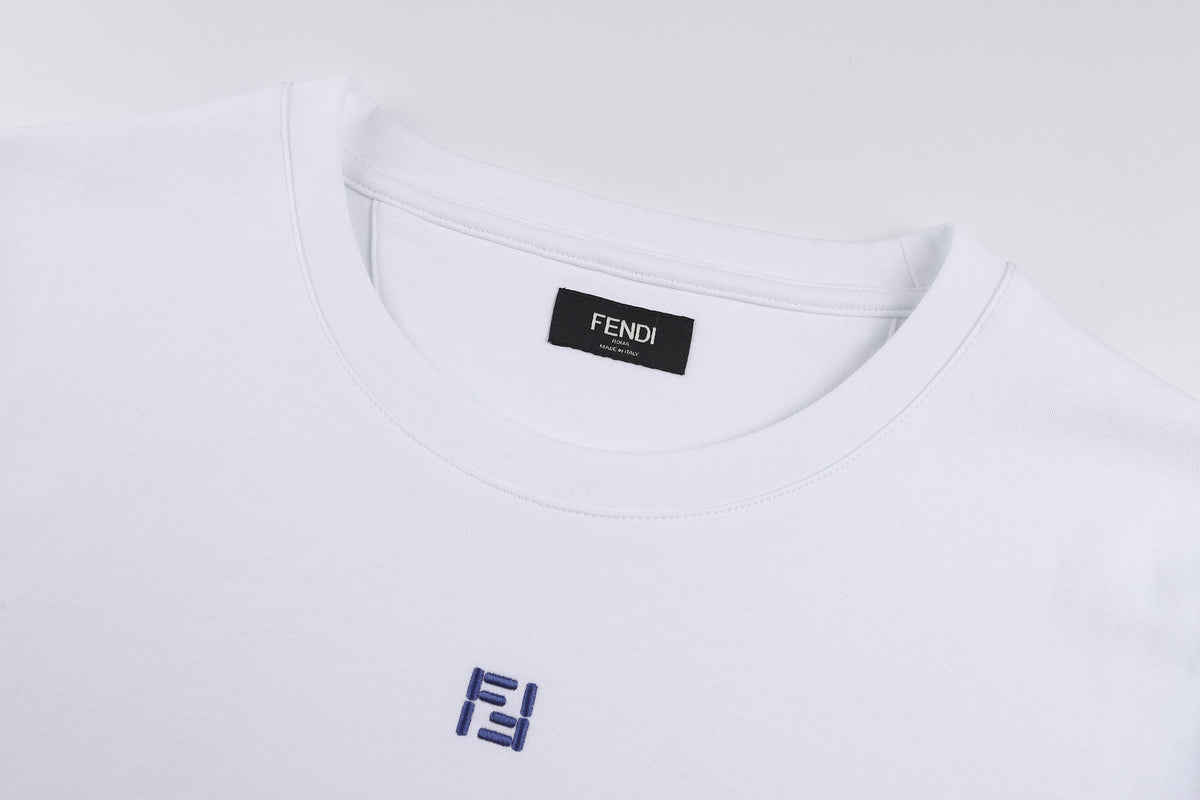 Fendi Cotton T-Shirt "White"