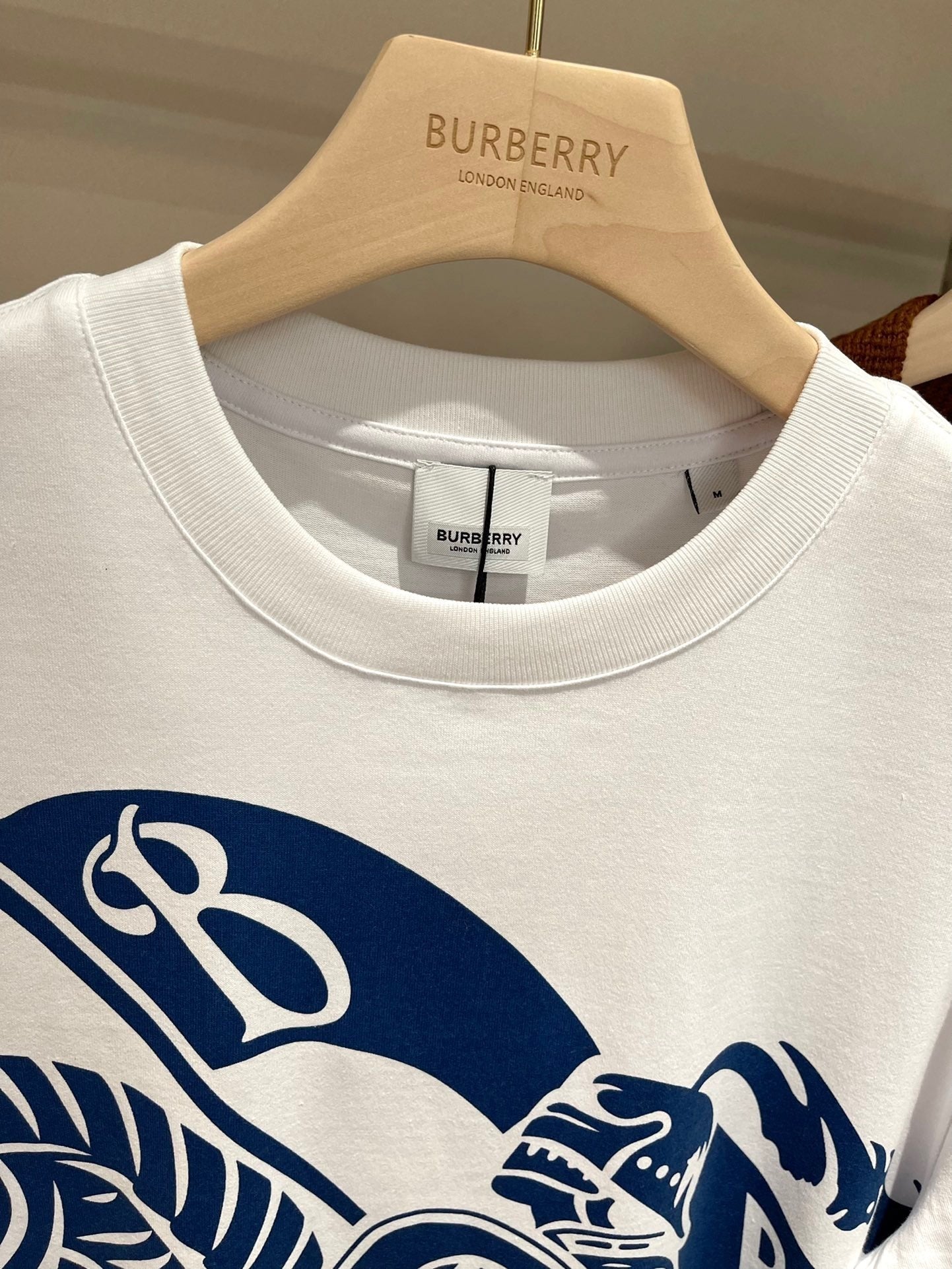 Burberry EKD Cotton T-Shirt "White"