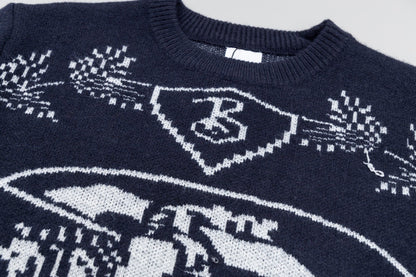 Burberry Knight Sweater "Navy Blue"